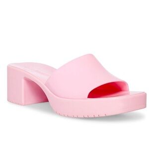 Steve Madden Pink Slide Size 6